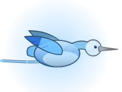 Moonlight Heron